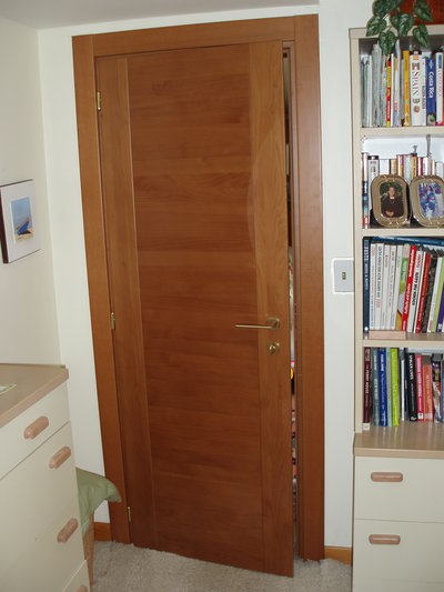 Guest bedroom door