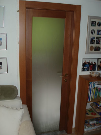 Office door with ALBERO glass