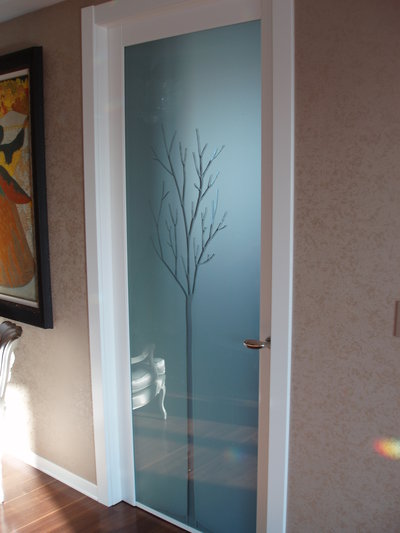 Kitchen door SIA model with Magic glass ALBERO