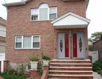 Two exterior doors custom crafted to the size  in Austria